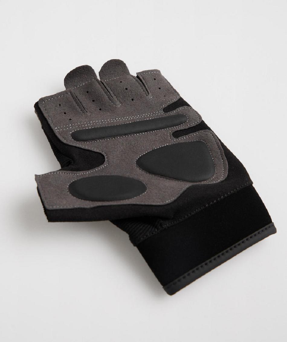 Gymshark Legacy Lifting Gloves Ženske Oprema Crne | HR 4235AHK